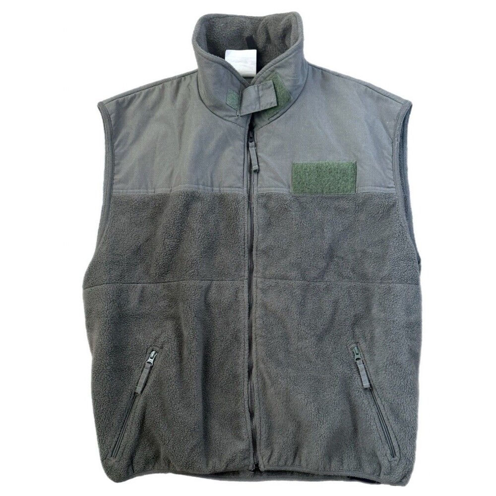 Peckham Inc. Green Military Flyer's Fleece Liner Vest Polartec Aramid Mens Sz L